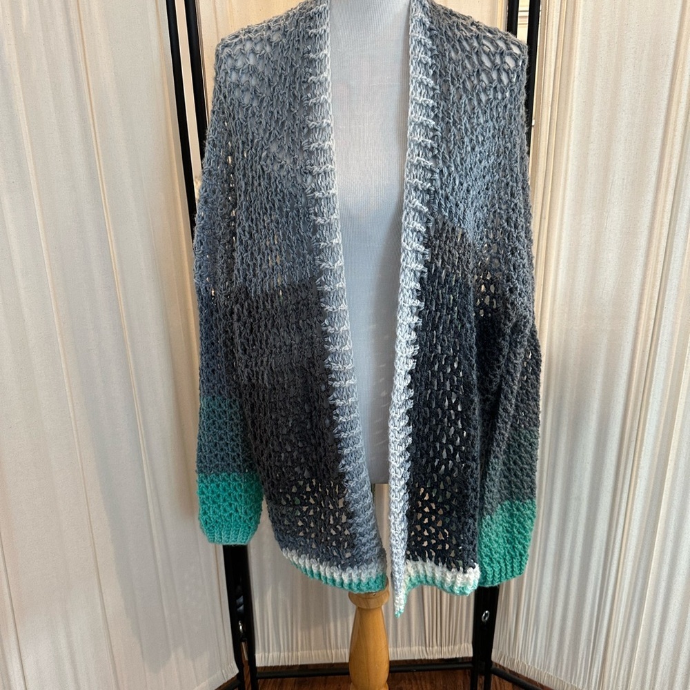 Handmade Open-Knit Cardigan